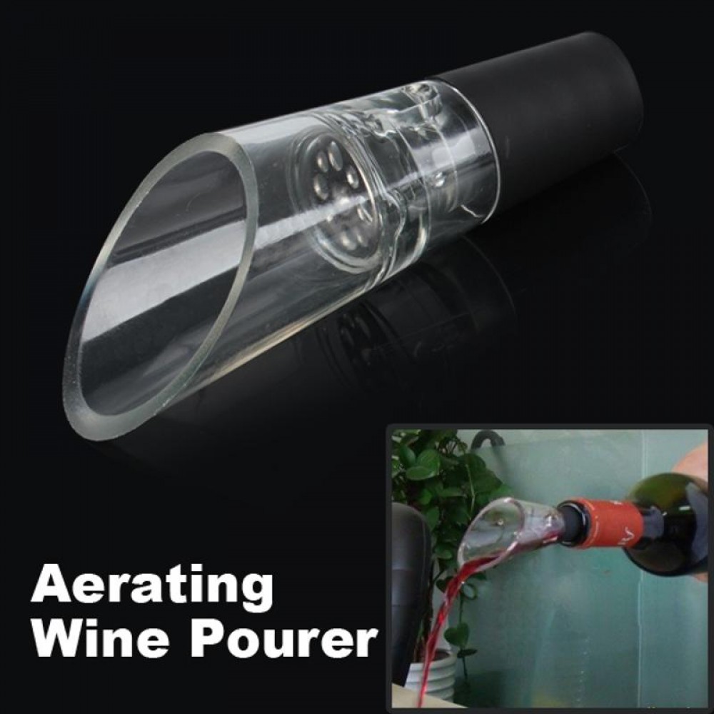 Acrylic Wine Aerator Quick Aerating Red Wine Whiskey Bottle Pourer Spout Decanter Mini Travel Bar Tools