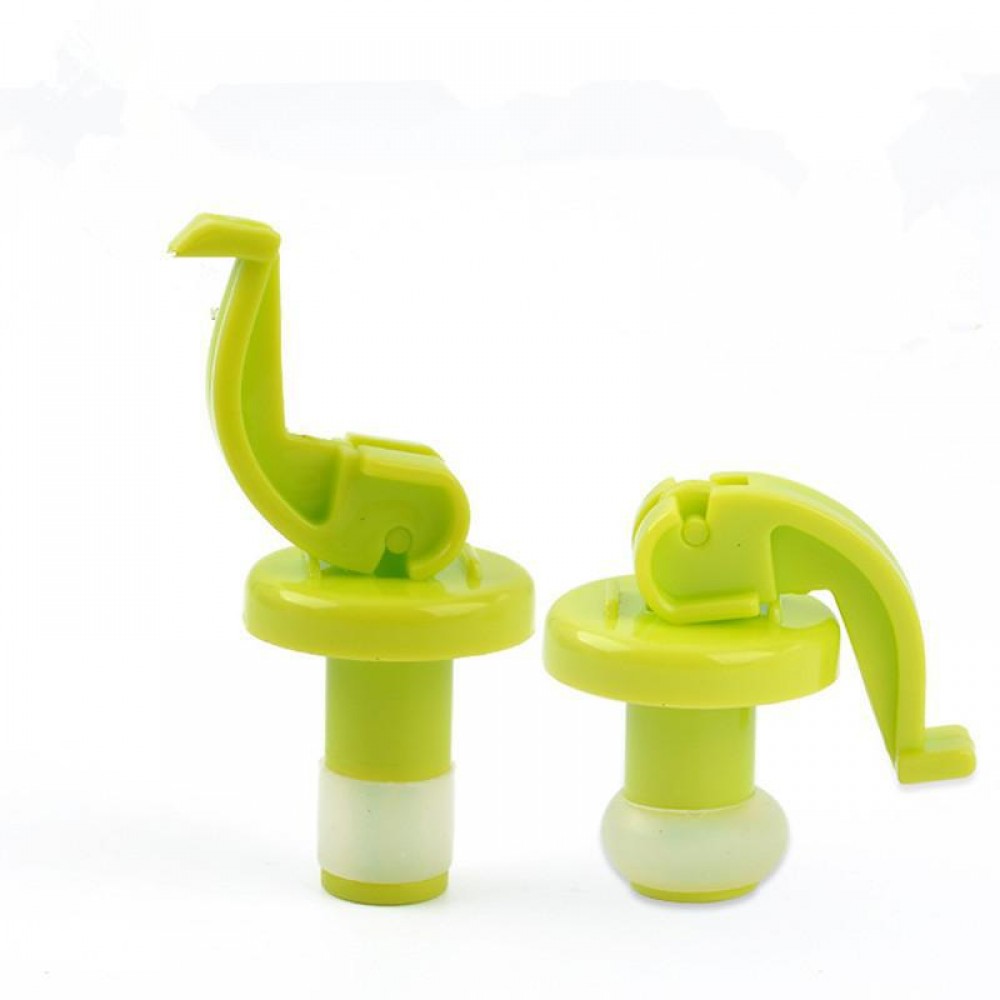 2 Pcs/set Novelty Silicone Wine Bottle Stoppers Beer Wine Cork Plug Bottle Stopper Cover Kitchen Bar Tool Interesting Gifts
