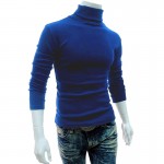 2018 Long Sleeve High Collar Sweaters Winter MenS Turtleneck Christmas Sweater Warm Knitted Pullovers Male Jumper Knitwear