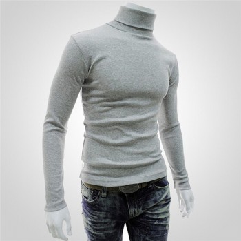 2018 Long Sleeve High Collar Sweaters Winter MenS Turtleneck Christmas Sweater Warm Knitted Pullovers Male Jumper Knitwear