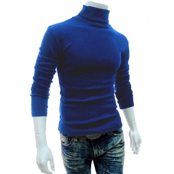 2018 Long Sleeve High Collar Sweaters Winter MenS Turtleneck Christmas Sweater Warm Knitted Pullovers Male Jumper Knitwear
