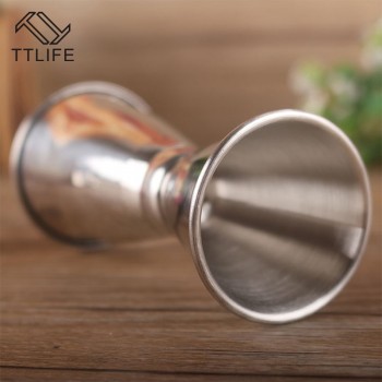 TTLIFE  Hot sale 30/40/50 ml High Quality Stainless Steel Cocktail Jigger Bar Measuring Cup Japanese Style Bar Tools Measures