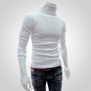 LASPERAL Spring Turtleneck Sweater Men Fashion Solid Knitting Pullover Mens Sweaters 2018 Casual Outerwear Slim Fit Male Sweater
