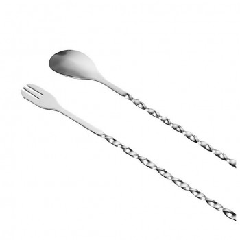 UARTER 2PC High quality Stainless Steel Metal Masher Stir Bar Bartenders Tools Masher Wine Accessories Cocktail Shaker Sets