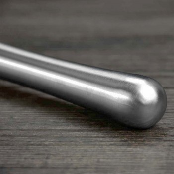 UARTER 2PC High quality Stainless Steel Metal Masher Stir Bar Bartenders Tools Masher Wine Accessories Cocktail Shaker Sets