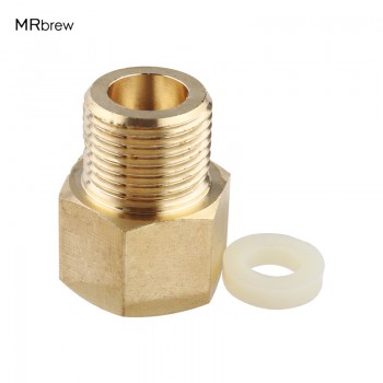 CO2 Tank CGA320 Adapter Converter - standard Co2 tank no pin to Regulator