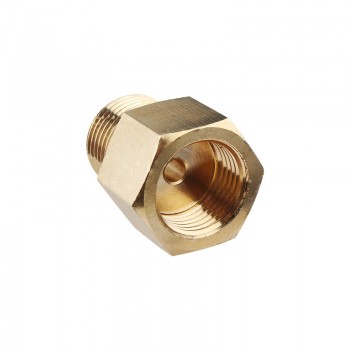 CO2 Tank CGA320 Adapter Converter - standard Co2 tank no pin to Regulator