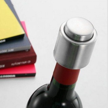 New Handy Stainless Steel Vacuum Wine Bottle Stopper Plug Bottle Cap Pump Sealer  9 DC156