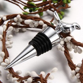 High Quality Stainless Steel Love Bird Wine Stopper Bridal Wedding Gift Wine Bottle Stopper Wine Pourer Stoppers