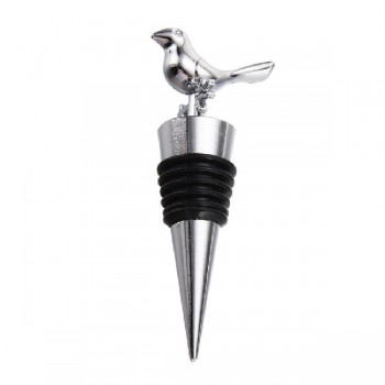 High Quality Stainless Steel Love Bird Wine Stopper Bridal Wedding Gift Wine Bottle Stopper Wine Pourer Stoppers