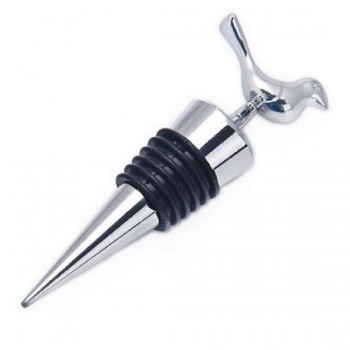 High Quality Stainless Steel Love Bird Wine Stopper Bridal Wedding Gift Wine Bottle Stopper Wine Pourer Stoppers
