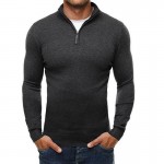 Laamei 2018 Autumn Mens Sweater Pullovers Solid Basic Simple Knitted V neck Sweaters Jumpers Thin Male Knitwear Plus Size 3XL