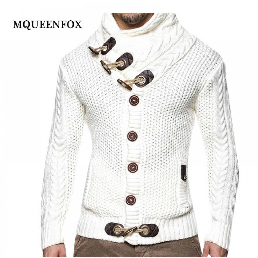 2019 New Pullovers Sweater Coat Men Winter Knitting Clothes Sweater Coats Men Warm Sweaters Loose Fit Sweaters