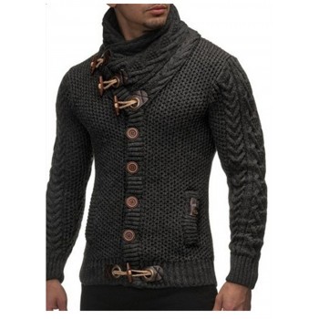 2019 New Pullovers Sweater Coat Men Winter Knitting Clothes Sweater Coats Men Warm Sweaters Loose Fit Sweaters