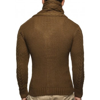 2019 New Pullovers Sweater Coat Men Winter Knitting Clothes Sweater Coats Men Warm Sweaters Loose Fit Sweaters