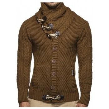 2019 New Pullovers Sweater Coat Men Winter Knitting Clothes Sweater Coats Men Warm Sweaters Loose Fit Sweaters