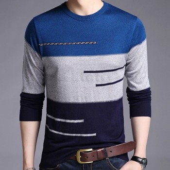 2018 brand male pullover sweater men knitted jersey striped sweaters mens knitwear clothes sueter hombre camisa masculina 100