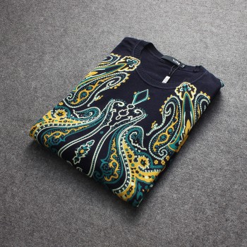 HCXY 2018 winter mens sweaters Fashion Casual High quality soft Male Clothing Knitted Pullovers O-neck Sweater Christmas Sweater