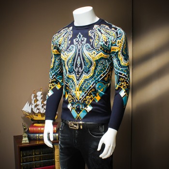 HCXY 2018 winter mens sweaters Fashion Casual High quality soft Male Clothing Knitted Pullovers O-neck Sweater Christmas Sweater