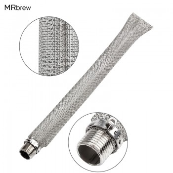 12 inch 30cm Stainless Steel Bazooka Screen 1/2 NPT For Homebrew Beer Kettle or Mash Tun/mesh Filter