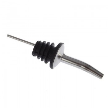 Barware Oil Spout Bottle Cocktail Pourer Stainless Steel Wine Pourers Liquor Spirit Pourer Flow Wine Bottle Pour Spout Stopper