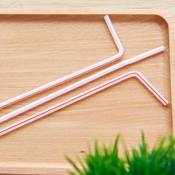 100PCS Curved Plastic Drinking Straw Cocktail Lounge Wedding Birthday Party Special Summer Drinking Straws