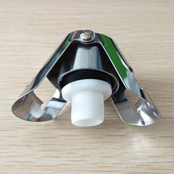 1pcs Champagne Bottle Stainless Steel Stopper Sparkling Grape Wine Bottle Plug Vacuum Sealer Bottle Liquor Flow Stopper Cap Bar