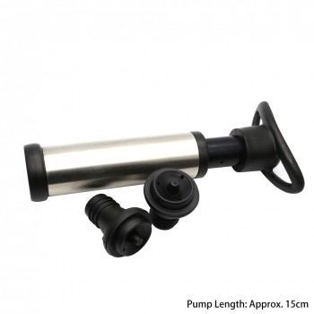 Wine Bottle Stopper Reusable Vacuum Wine Saver Bottle Sealer Vacuum Pump Preserver with 2 Bottle Stopper Bar Supplies