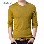 Covrlge Fashion Solid Mens Sweater 2017 Autumn New O-neck Black Sweater Mens Jumpers Male Pollover Knitted Polo Shirt MZL001