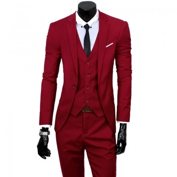 SHUJIN Thin Blazers Pants Vest 3 Pieces Social Suit Men Fashion Solid Business Suit Set Casual Large Size Mens Wedding Suits 5XL