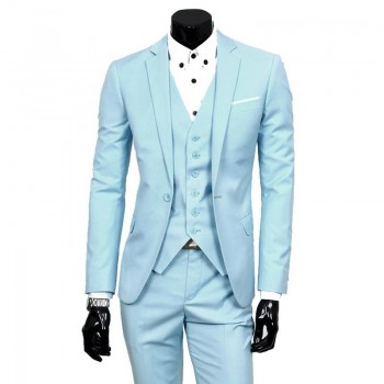 SHUJIN Thin Blazers Pants Vest 3 Pieces Social Suit Men Fashion Solid Business Suit Set Casual Large Size Mens Wedding Suits 5XL