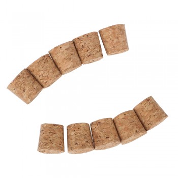 HILIFE 10 piece/set Wooden Wine Cork Wine Bottle Stopper Straight Cork Stopper Bar Tools Barware