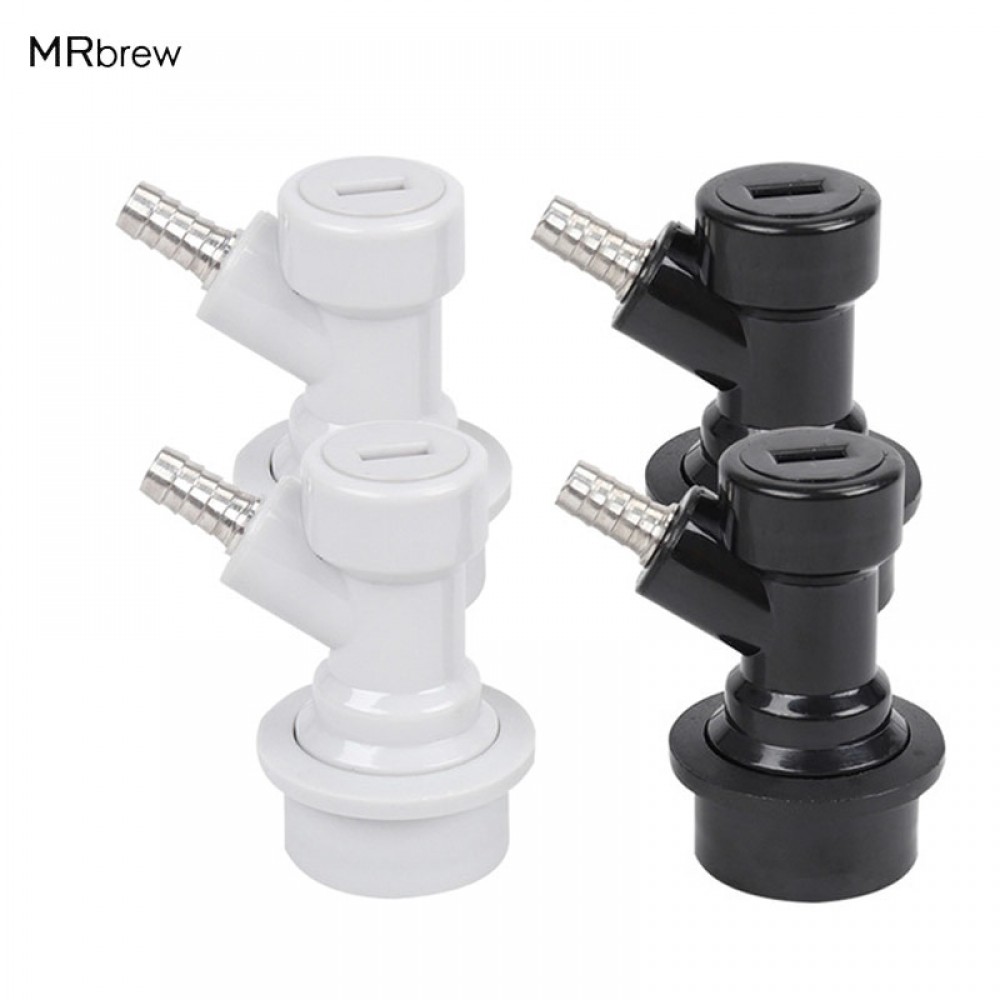 2Pairs Homebrew Ball Lock Keg Disconnect Liquid and Gas Barbed Connectors Cornelius Corny Kegerator Beer