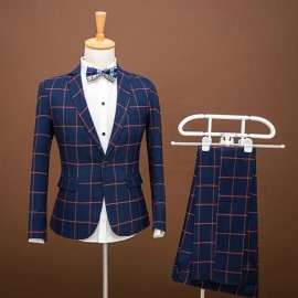 High-quality Wedding photography studio theme mens suit piece fitted suit groom groomsman dress show hosted pictures