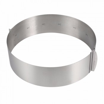 16-30CM Adjustable Stainless Steel Cake Mold Cookie Fondant Mousse Ring Baking Tool Cake Mould Round Cake Decorating Tools
