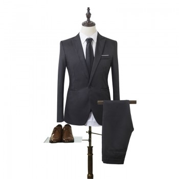 Fashion men suit  slim fit men suits latest coat pant design wedding party blazer groom tuxedos costume homme (jacket + pants)