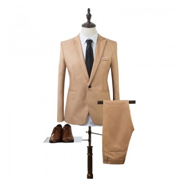 Fashion men suit  slim fit men suits latest coat pant design wedding party blazer groom tuxedos costume homme (jacket + pants)