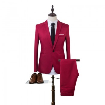 Fashion men suit  slim fit men suits latest coat pant design wedding party blazer groom tuxedos costume homme (jacket + pants)