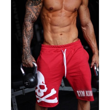 2018 New Skull Camouflage Loose Cargo Shorts Men Cool Summer Military Camo Short Pants Hot Sale Homme Cargo Shorts No belt