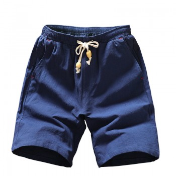 2018 Summer New Cotton Shorts Loose Mens Casual Shorts Black White Drawstring Waist Bermuda Shorts Men Plus Size 4XL 5XL