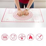 60*40CM Non-Stick Silicone Baking Mat Pad Baking Sheet Glass Fiber Rolling Dough Mat Cookie Macaron Baking Mat Free Shipping 10