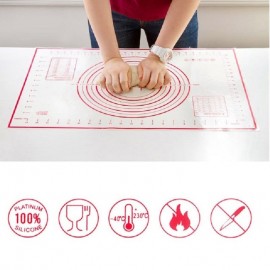 60*40CM Non-Stick Silicone Baking Mat Pad Baking Sheet Glass Fiber Rolling Dough Mat Cookie Macaron Baking Mat Free Shipping 10