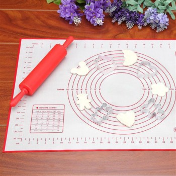 60*40CM Non-Stick Silicone Baking Mat Pad Baking Sheet Glass Fiber Rolling Dough Mat Cookie Macaron Baking Mat Free Shipping 10