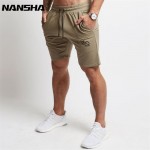 2018 Mens Cotton Shorts Calf-Length Gyms Fitness Bodybuilding Casual Joggers Workout Brand Sporting Shorts Sweatpants Sportswear
