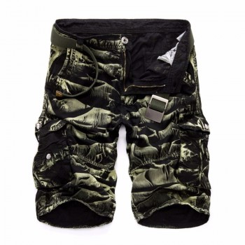 Mountainskin Summer Mens Camo Cargo Shorts Cotton Military Camouflage Male Jogger Board Shorts Men Brand Clothing SA495