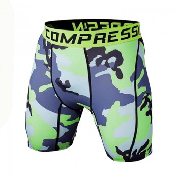 New 2018 Mens Tight Elastic Compression Shorts Fitness Brand Clothing Wicking Bermuda Short Pants Homme Men Bodybuilding Shorts