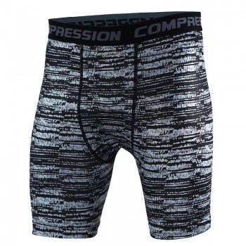 New 2018 Mens Tight Elastic Compression Shorts Fitness Brand Clothing Wicking Bermuda Short Pants Homme Men Bodybuilding Shorts