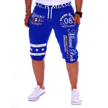2017 quick sell through the explosion of  trousers Italian digital printing design male shorts