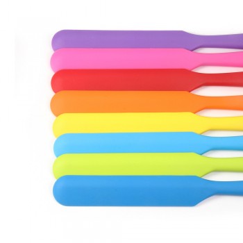 Silicone Spatula, Heat Resistant Flexible Non-Stick, Slim Spatula,Best for Jars, Blender and More