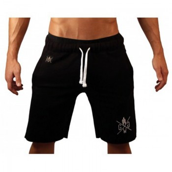 YEMEKE 2018 Quality Men Golds Brand Fashion casual wool shorts Fitness Shorts Mens Professional Bodybuilding Short Pants